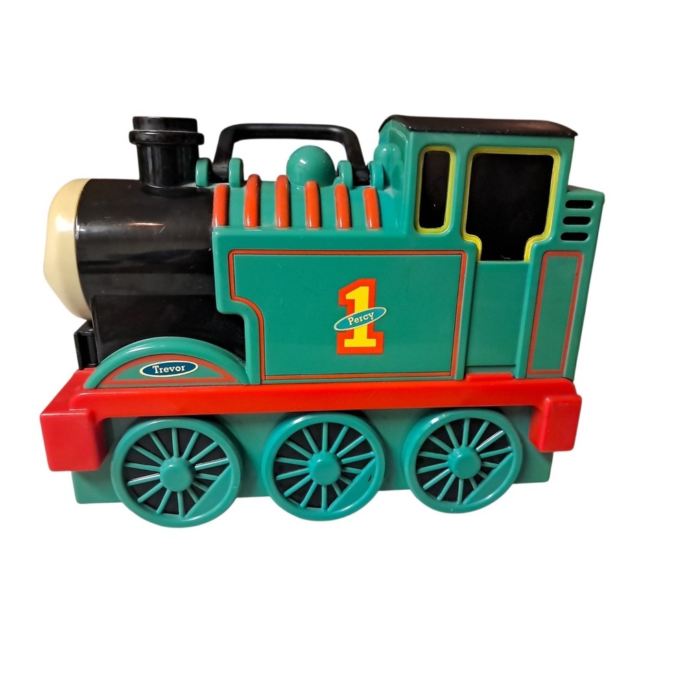 Thomas The Tank Engine Train Take‎ Along Carrying Case 17 Car Green Storage Case